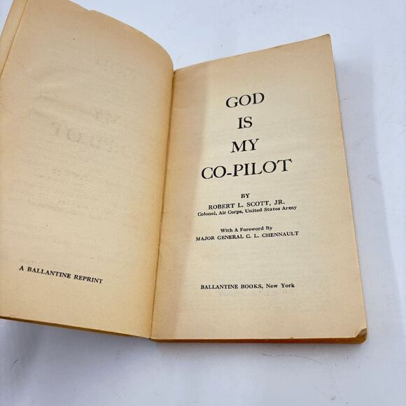 God is My Co-pilot, By Col. Robert L. Scott, PB 1957 printing - Picture 4 of 6